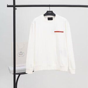 Prada White Crewneck Sweatshirt